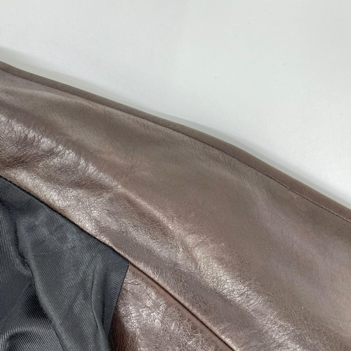 agnes b アニエスベー HOMME フランス製 ブラウン レザーテーラードジャケット ジャケット