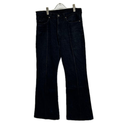 KAPITAL EK-1373 Black Bootcut Denim Bottoms