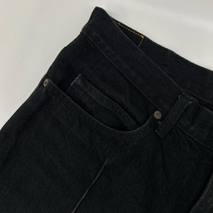 KAPITAL EK-1373 Black Bootcut Denim Bottoms