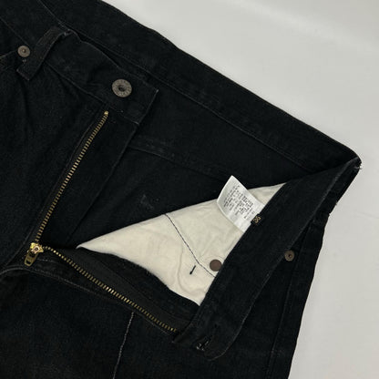 KAPITAL EK-1373 Black Bootcut Denim Bottoms