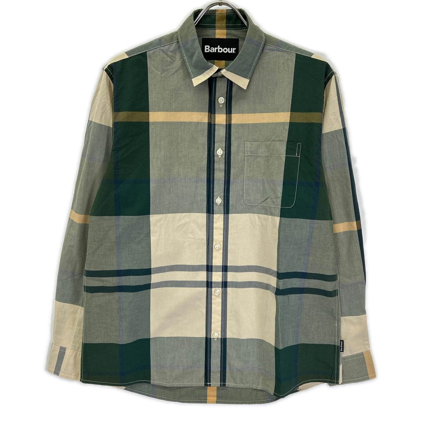 Barbour バブアー 251MSH5648 ラージタータンチェックレギュラーカラーシャツ トップス