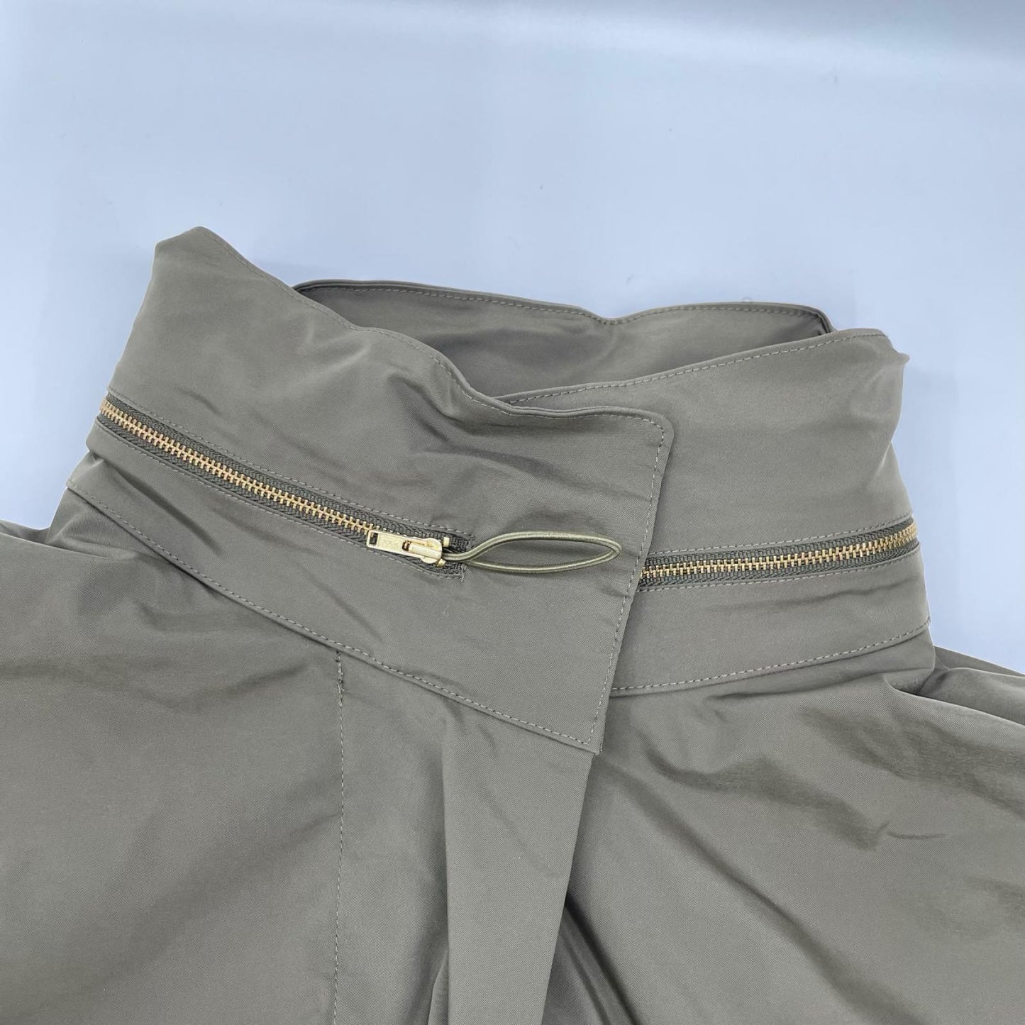Deuxieme Classe ドゥーズィエムクラス 【MUSE】カーキ WASHED STAND ZIP ブルゾン ジャケット ジャケット