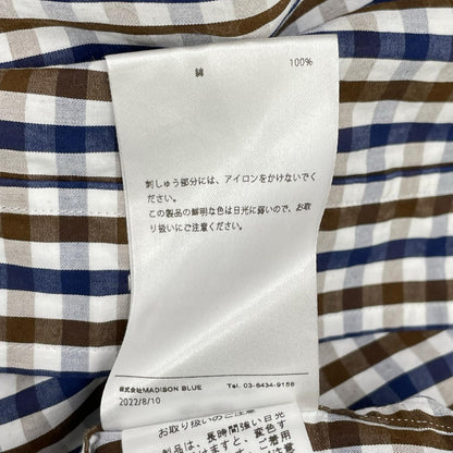 MADISON BLUE マディソンブルー MB231-5011 B.D. SH M.GINGHAM ボタンダウンシャツ トップス