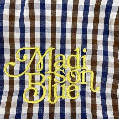 MADISON BLUE マディソンブルー MB231-5011 B.D. SH M.GINGHAM ボタンダウンシャツ トップス