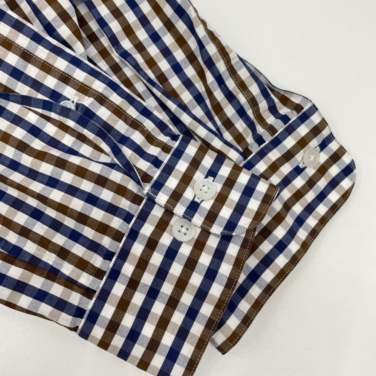 MADISON BLUE マディソンブルー MB231-5011 B.D. SH M.GINGHAM ボタンダウンシャツ トップス