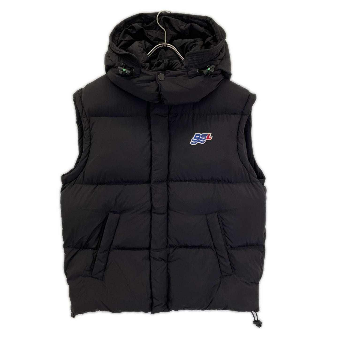 DIESEL ディーゼル A03739 ブラック ナイロン ダウンベスト ジャケット