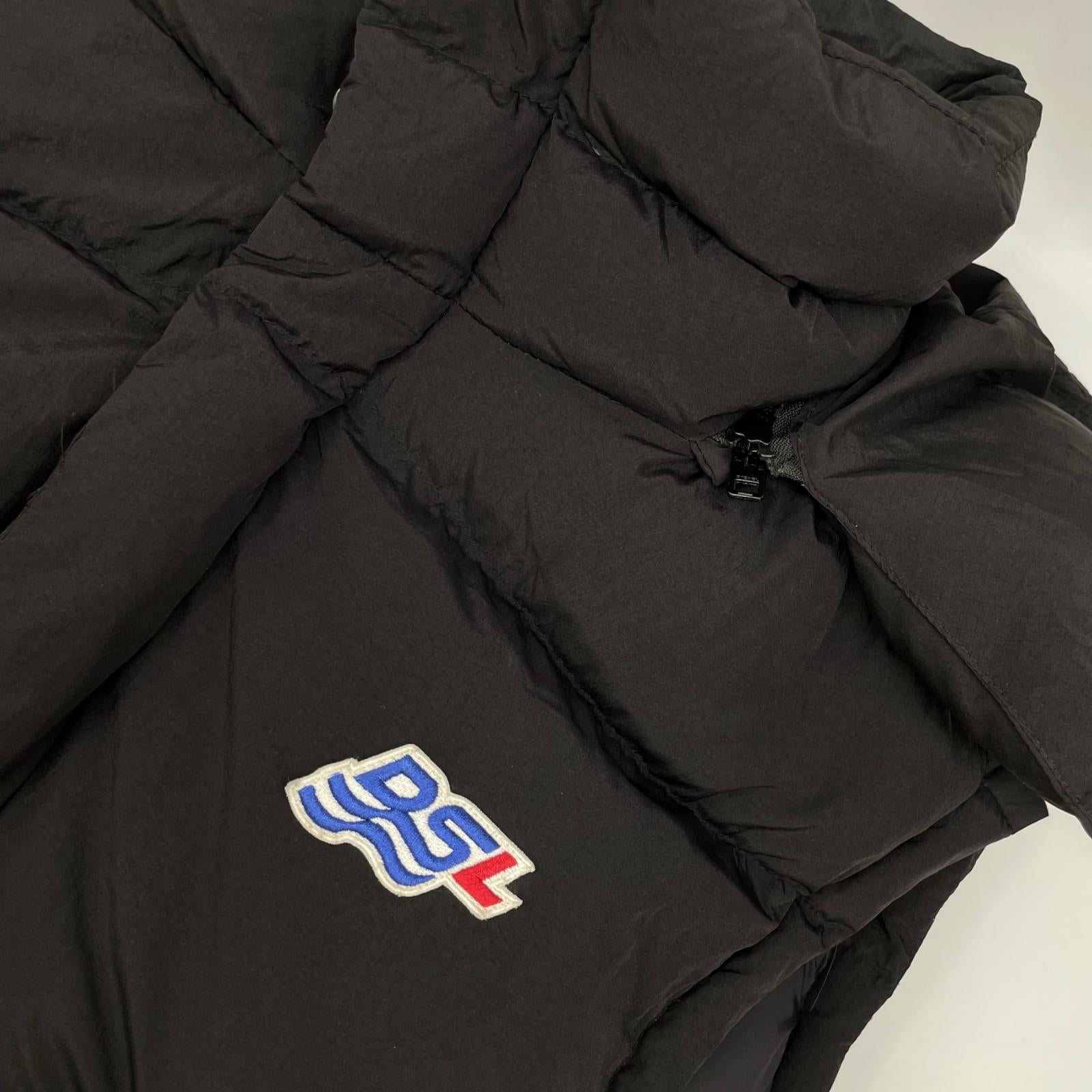 DIESEL ディーゼル A03739 ブラック ナイロン ダウンベスト ジャケット