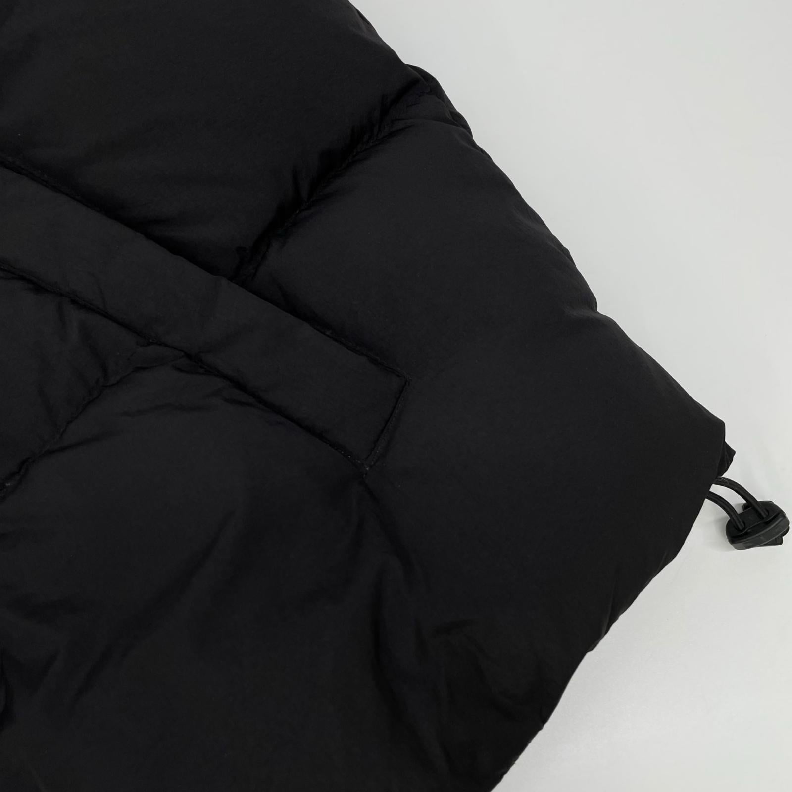 DIESEL ディーゼル A03739 ブラック ナイロン ダウンベスト ジャケット