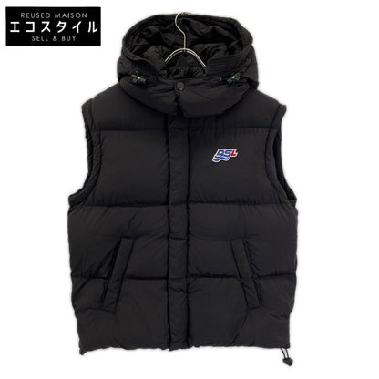 DIESEL ディーゼル A03739 ブラック ナイロン ダウンベスト ジャケット