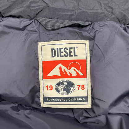 DIESEL ディーゼル A03739 ブラック ナイロン ダウンベスト ジャケット