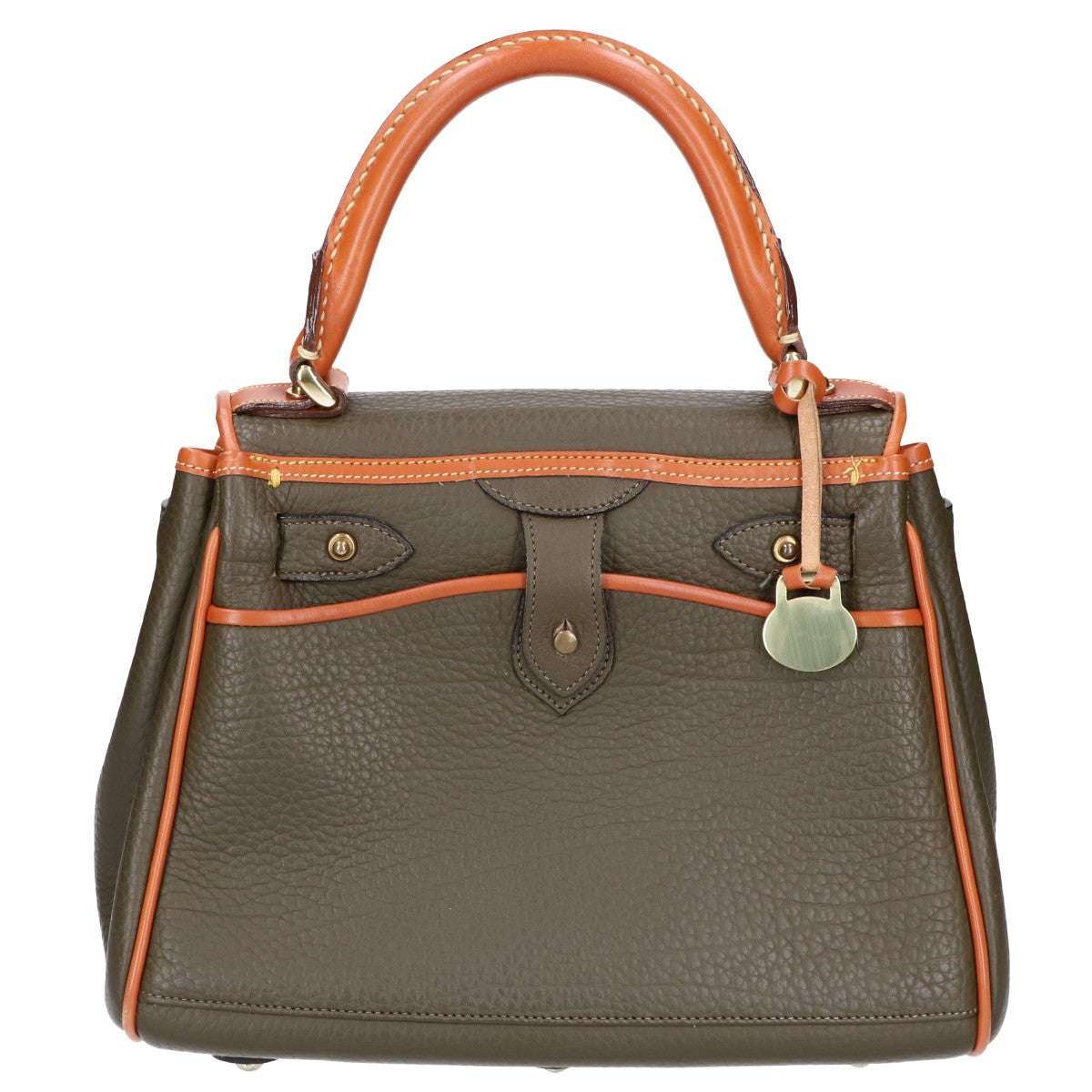 dooney&bourke ドゥニー&バーク ダックロゴ レザーフラップ ハンドバッグ