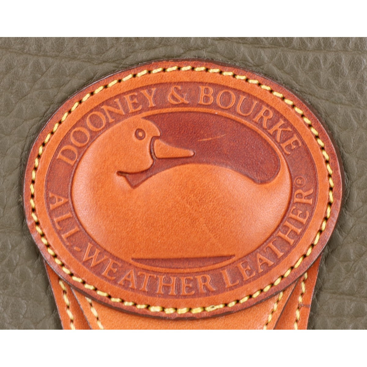 dooney&bourke ドゥニー&バーク ダックロゴ レザーフラップ ハンドバッグ
