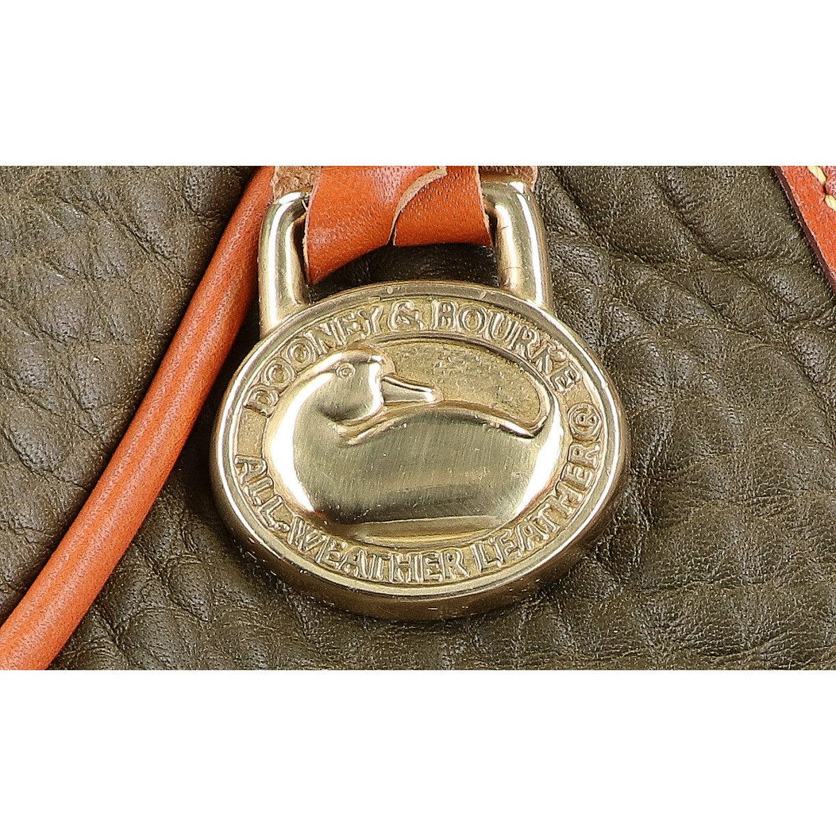 dooney&bourke ドゥニー&バーク ダックロゴ レザー ショルダーバッグ