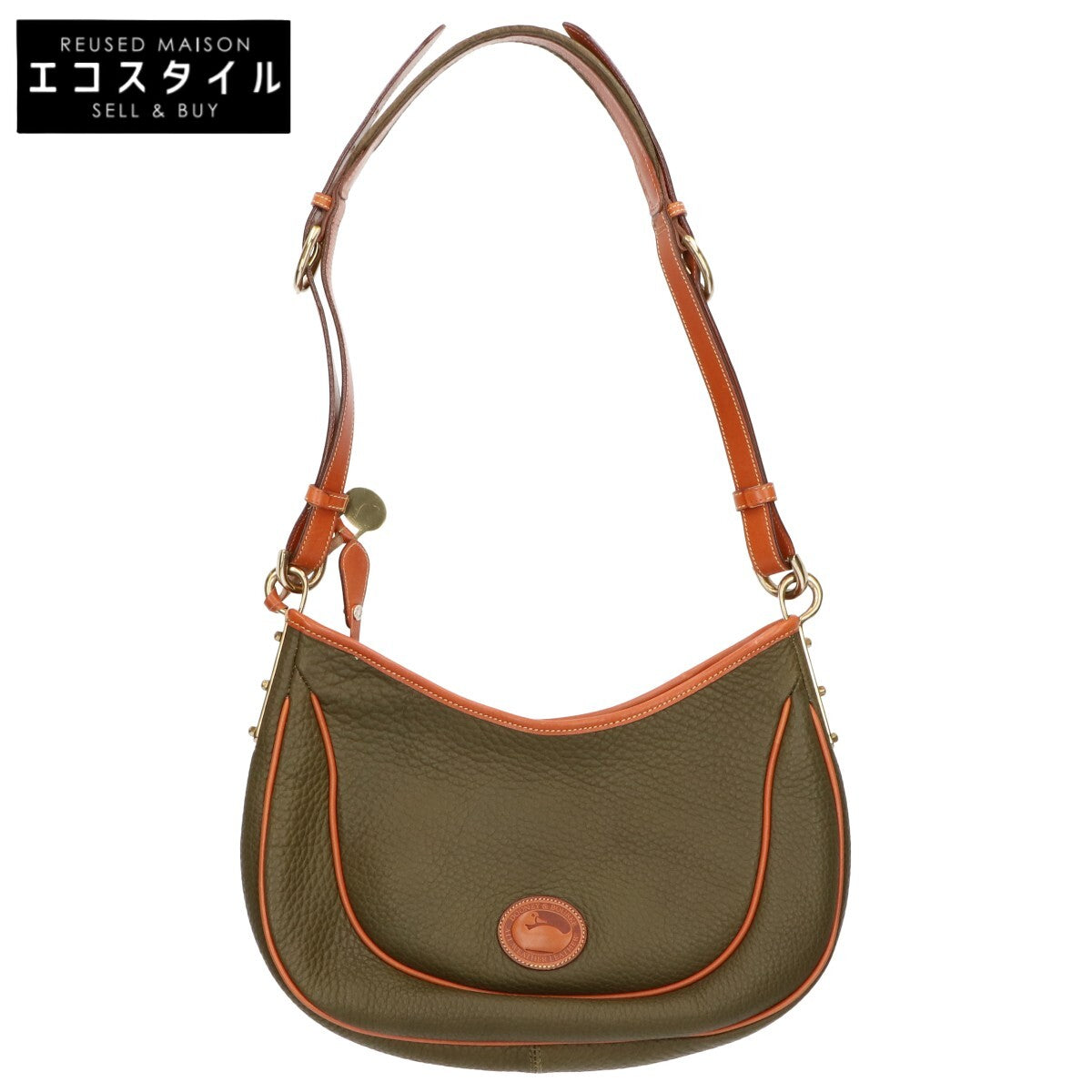 dooney&bourke ドゥニー&バーク ダックロゴ レザー ショルダーバッグ