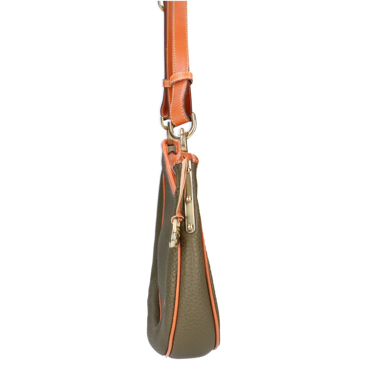 dooney&bourke ドゥニー&バーク ダックロゴ レザー ショルダーバッグ