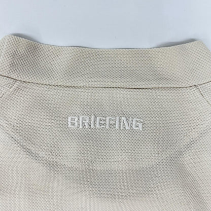 BRIEFING ブリーフィング BRG251MD9 ベージュ ガーメントダイハイネック リラックスフィット トップス
