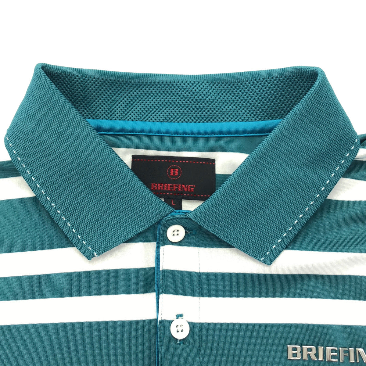 BRIEFING ブリーフィング BRG221M23 ボーダーポロシャツ トップス