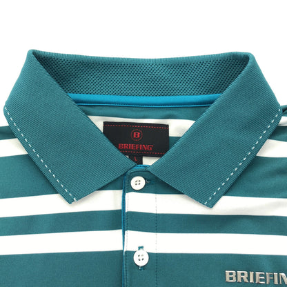 BRIEFING ブリーフィング BRG221M23 ボーダーポロシャツ トップス