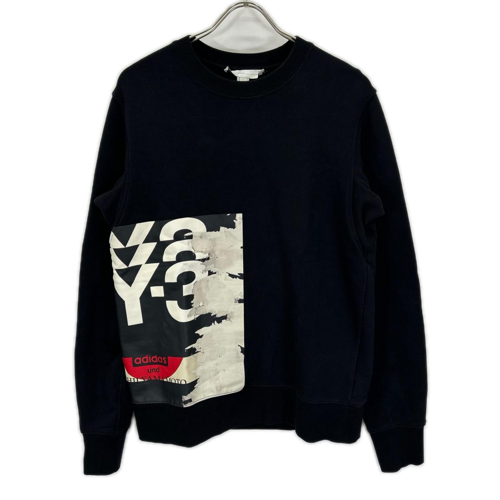 Y-3 ワイスリー 20年 GK4387 ブラック CH1 GFX CREW SWEATSHIRT トレーナー トップス