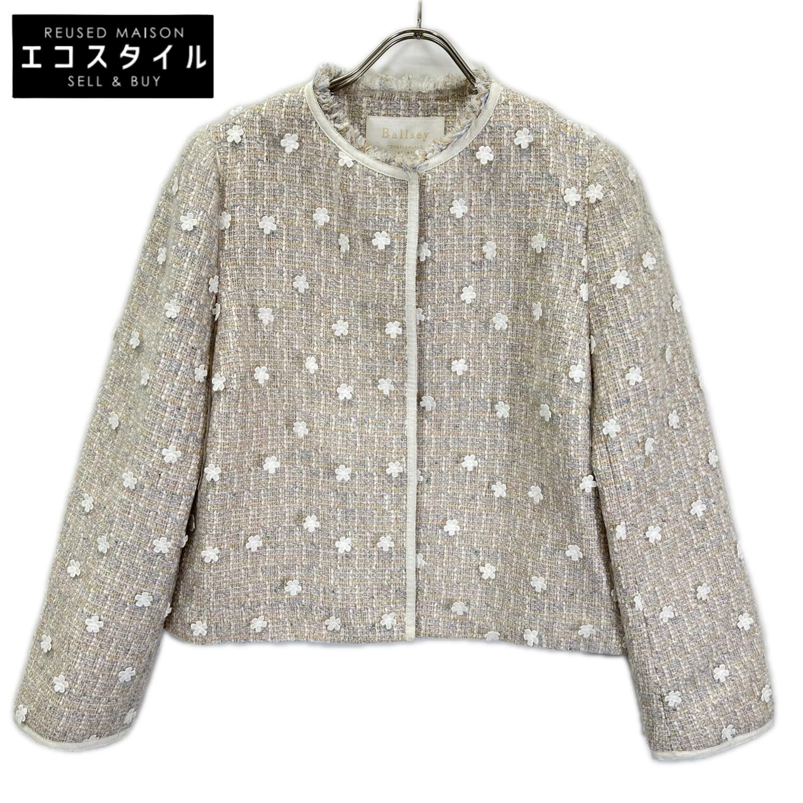 BALLSEY ボールジー 11075107031 ラッピングツイード クルーネックジャケット ジャケット