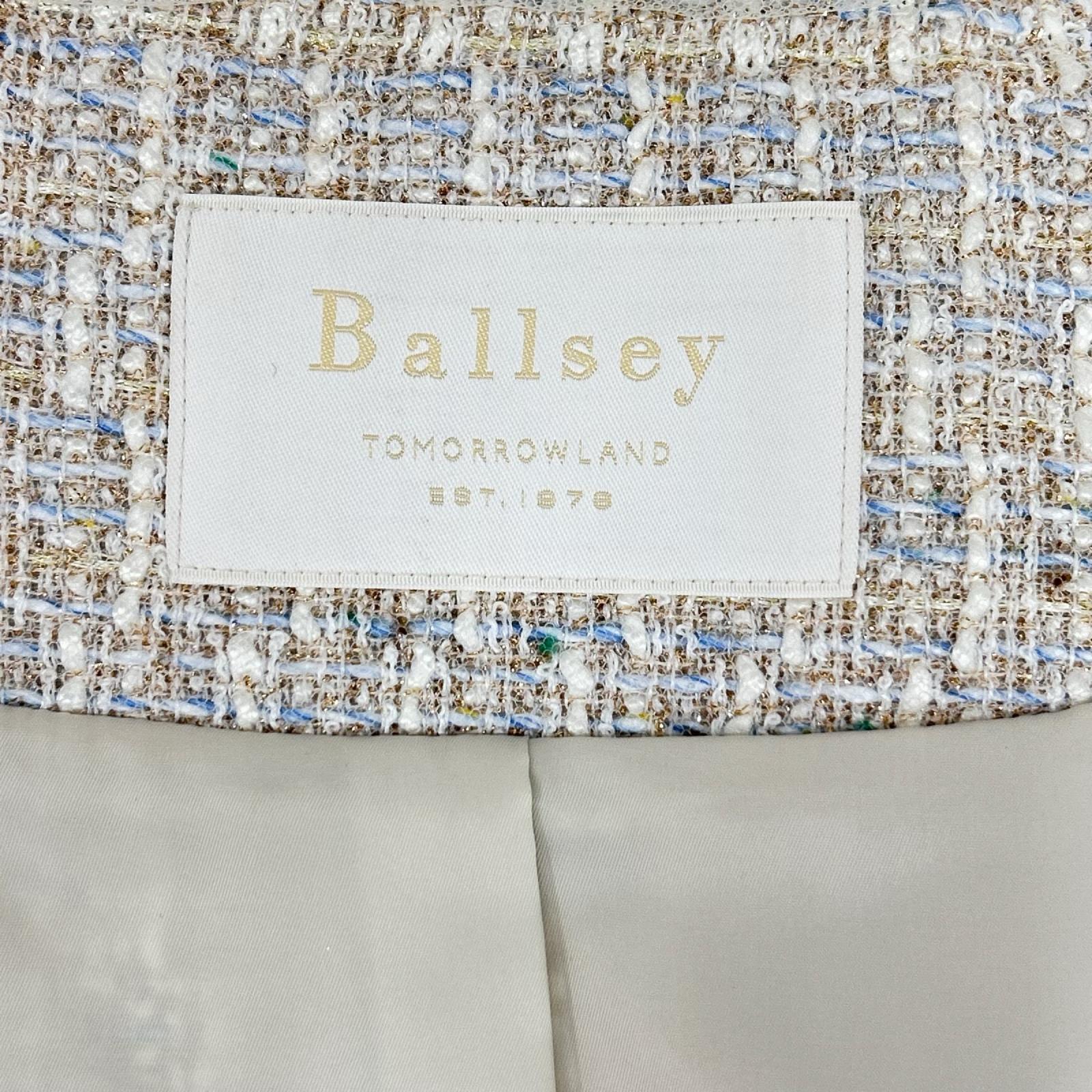 BALLSEY ボールジー 11075107031 ラッピングツイード クルーネックジャケット ジャケット