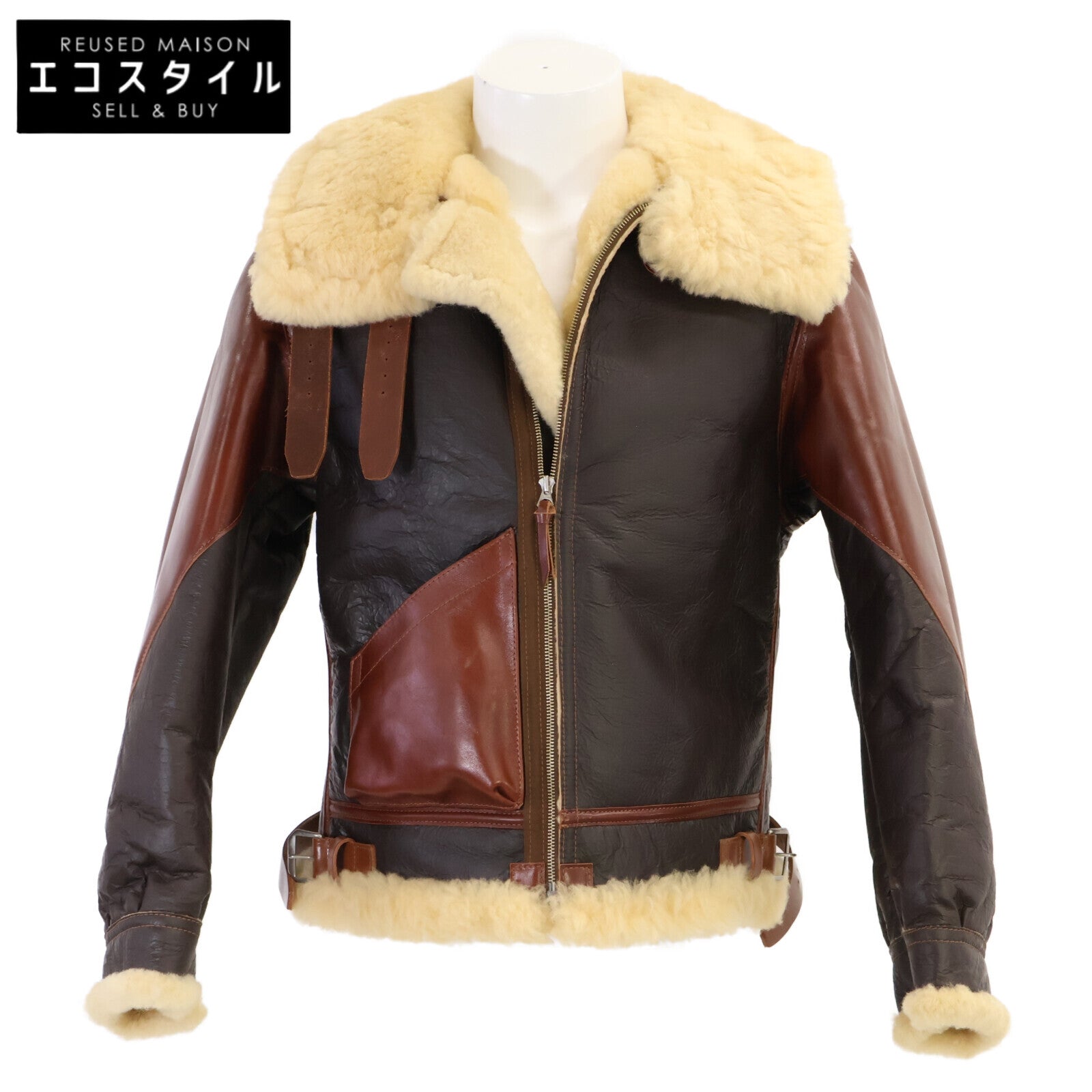 THE FEW ザ フュー 【美品】33H5595 PERRY SPORTSWEAR実名復刻 B-3 ムートン フライトジャケット ジャケット