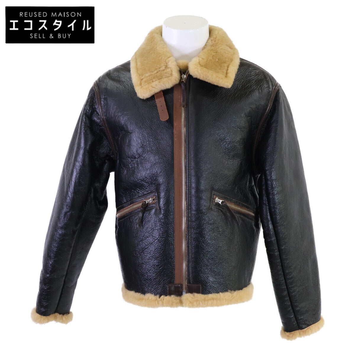 THE FEW ザ フュー 【美品】ラフウェア実名復刻 MITIN Type D-1 ムートン フライトジャケット ジャケット