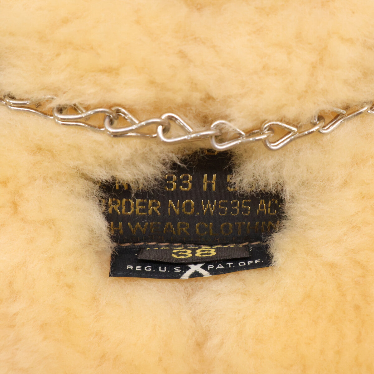 BUZZ RICKSON'S バズリクソンズ 【美品】BR80570 33H5595 ラフウェア実名復刻 Type B3 ムートンｘホースハイド フライトジャケット ジャケット