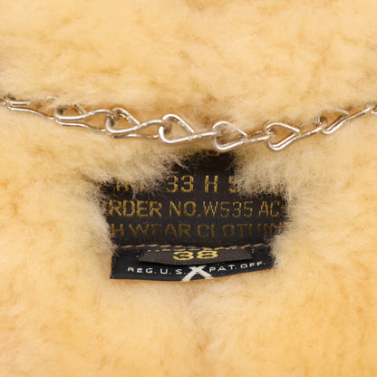 BUZZ RICKSON'S バズリクソンズ 【美品】BR80570 33H5595 ラフウェア実名復刻 Type B3 ムートンｘホースハイド フライトジャケット ジャケット
