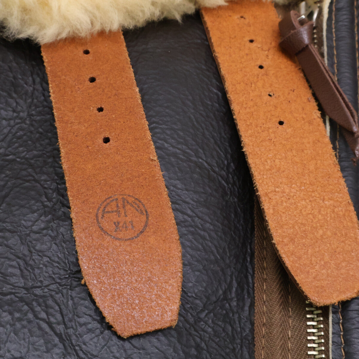 BUZZ RICKSON'S バズリクソンズ 【美品】BR80570 33H5595 ラフウェア実名復刻 Type B3 ムートンｘホースハイド フライトジャケット ジャケット