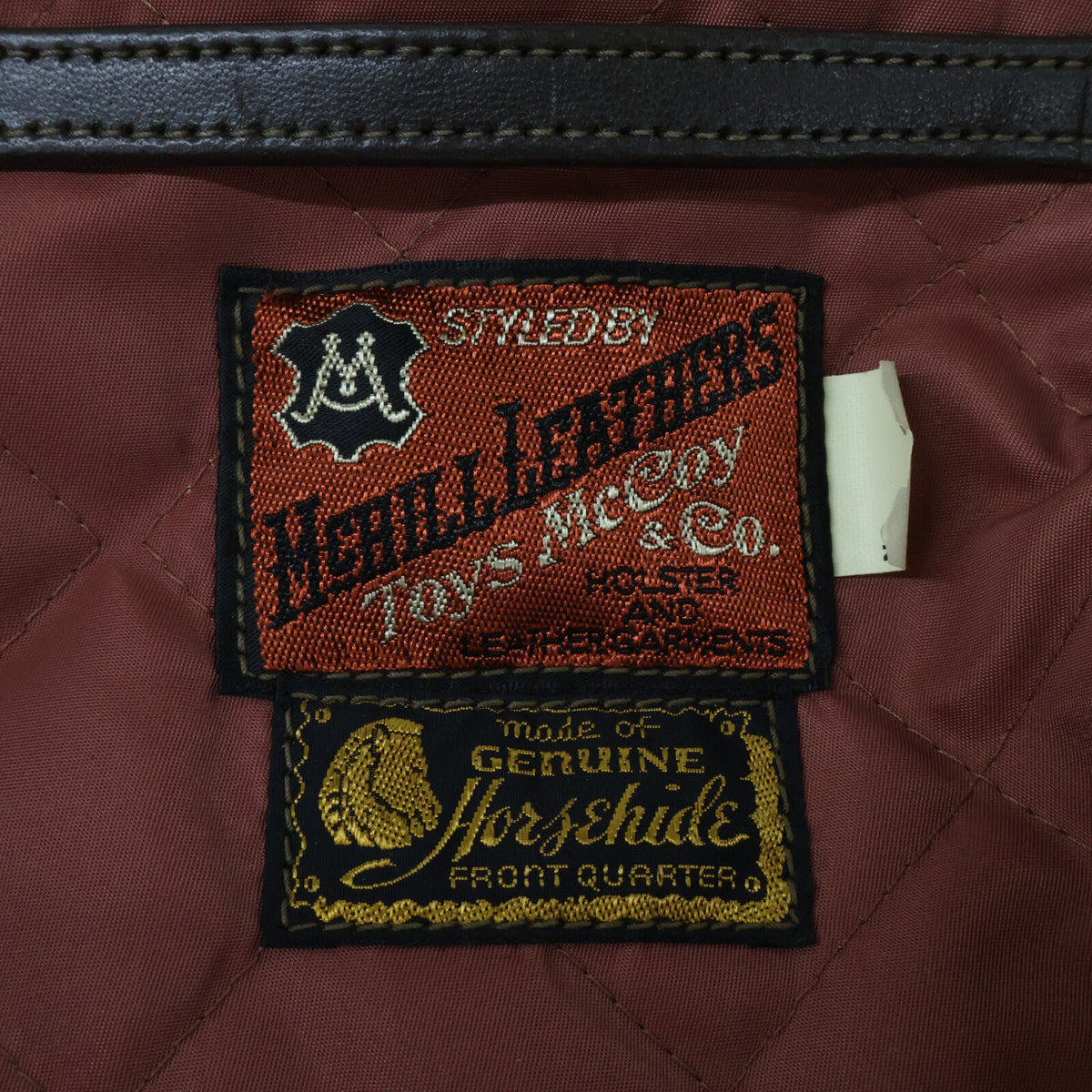 TOYS McCOY PRODUCT トイズマッコイプロダクト 【美品】TMJ2437 McHILL LEATHERS N-1 ホースハイド デッキジャケット ジャケット