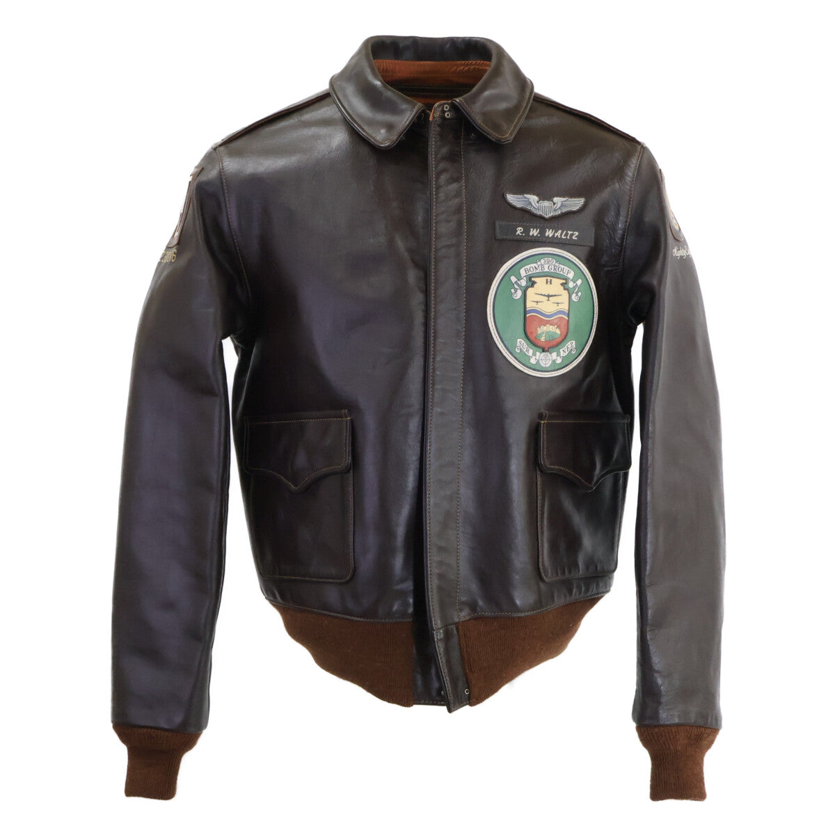 THE FEW ザ フュー 【美品】30ー1415 42ー1402 WERBER SPORTSWEAR実名復刻 A-2 フライトジャケット ジャケット