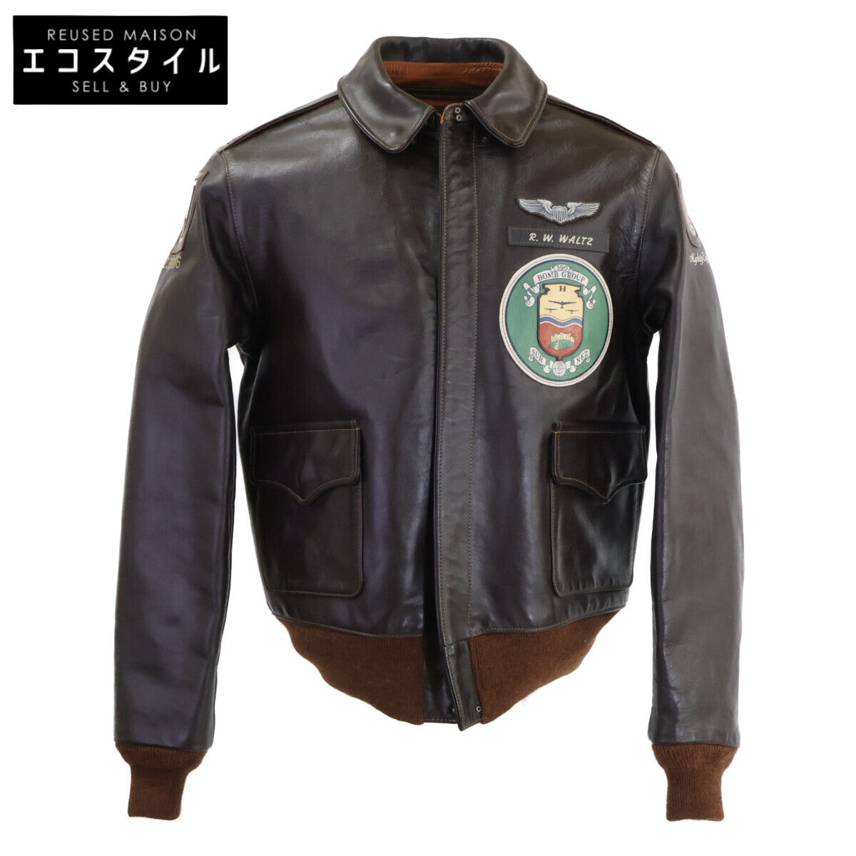 THE FEW ザ フュー 【美品】30ー1415 42ー1402 WERBER SPORTSWEAR実名復刻 A-2 フライトジャケット ジャケット