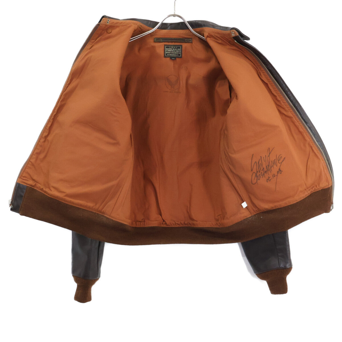 THE FEW ザ フュー 【美品】30ー1415 42ー1402 WERBER SPORTSWEAR実名復刻 A-2 フライトジャケット ジャケット