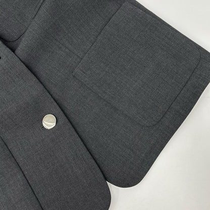 Theory セオリー 01ー4104106 トレーサブルウールシュランクパッチポケットテーラードジャケット ジャケット