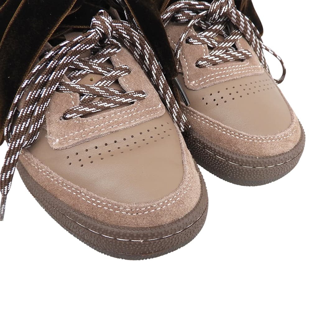 Reebok リーボック 美品 CLUB C 85 Vintage スニーカー シューズ レディース ブラウン 23.5cm RB00093 R00112 シューズ