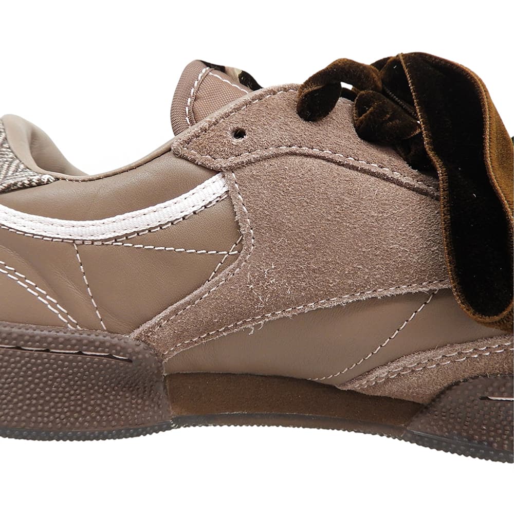 Reebok リーボック 美品 CLUB C 85 Vintage スニーカー シューズ レディース ブラウン 23.5cm RB00093 R00112 シューズ