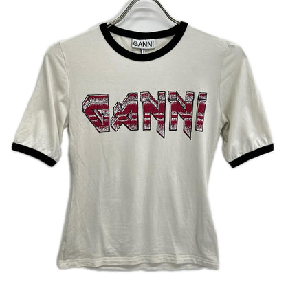 GANNI ガニー 3620 Light Stretch Jersey Ganni Fitted T-shirt トップス