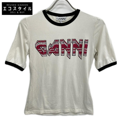 GANNI ガニー 3620 Light Stretch Jersey Ganni Fitted T-shirt トップス