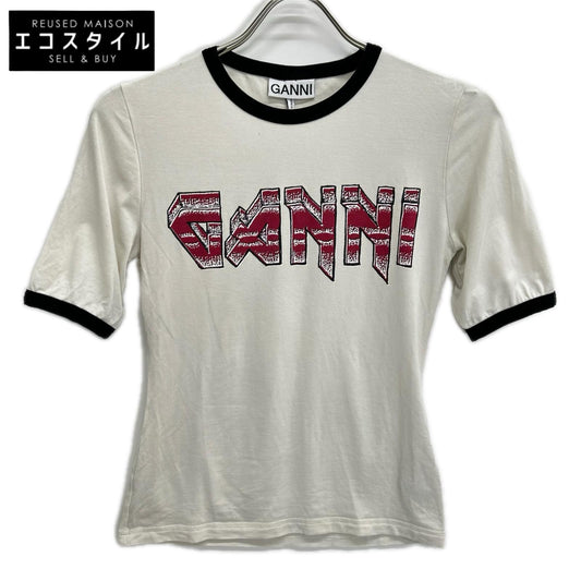 GANNI ガニー 3620 Light Stretch Jersey Ganni Fitted T-shirt トップス