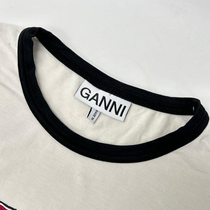 GANNI ガニー 3620 Light Stretch Jersey Ganni Fitted T-shirt トップス