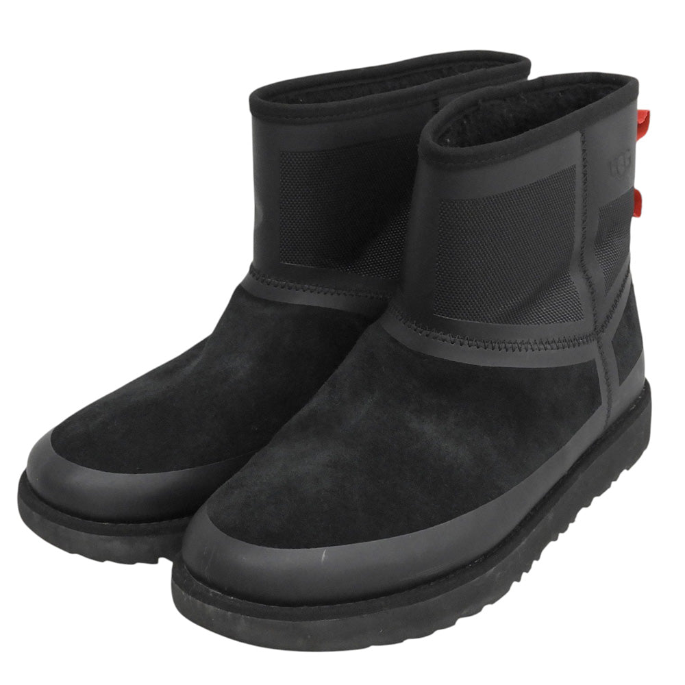UGG アグ 美品 CLASSIC MINI URBAN TECH WEATHER ブーツ 黒 ブラック 28cm 1103877 シューズ メンズ シューズ