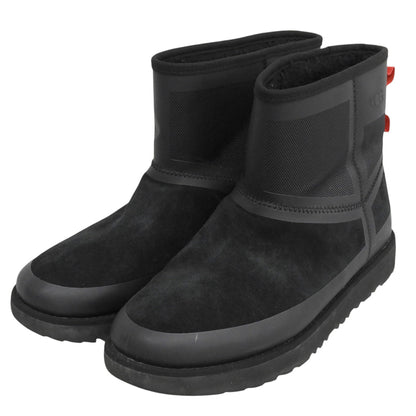 UGG アグ 美品 CLASSIC MINI URBAN TECH WEATHER ブーツ 黒 ブラック 28cm 1103877 シューズ メンズ シューズ