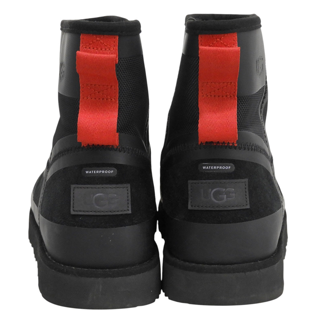 UGG アグ 美品 CLASSIC MINI URBAN TECH WEATHER ブーツ 黒 ブラック 28cm 1103877 シューズ メンズ シューズ