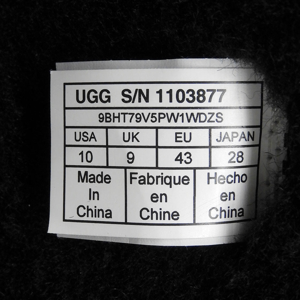 UGG アグ 美品 CLASSIC MINI URBAN TECH WEATHER ブーツ 黒 ブラック 28cm 1103877 シューズ メンズ シューズ