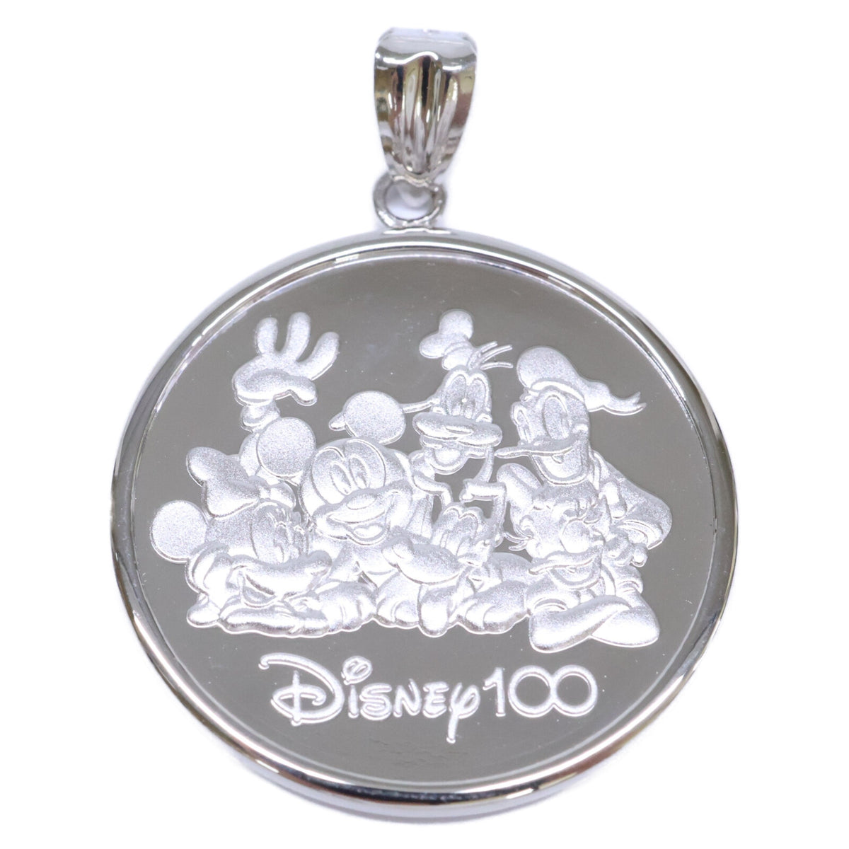 QVC QVC 新品未開封 純プラチナ(Pt1000) ミッキー＆フレンズ100周年記念6200枚限定1/10ozメダル ペンダントトップ