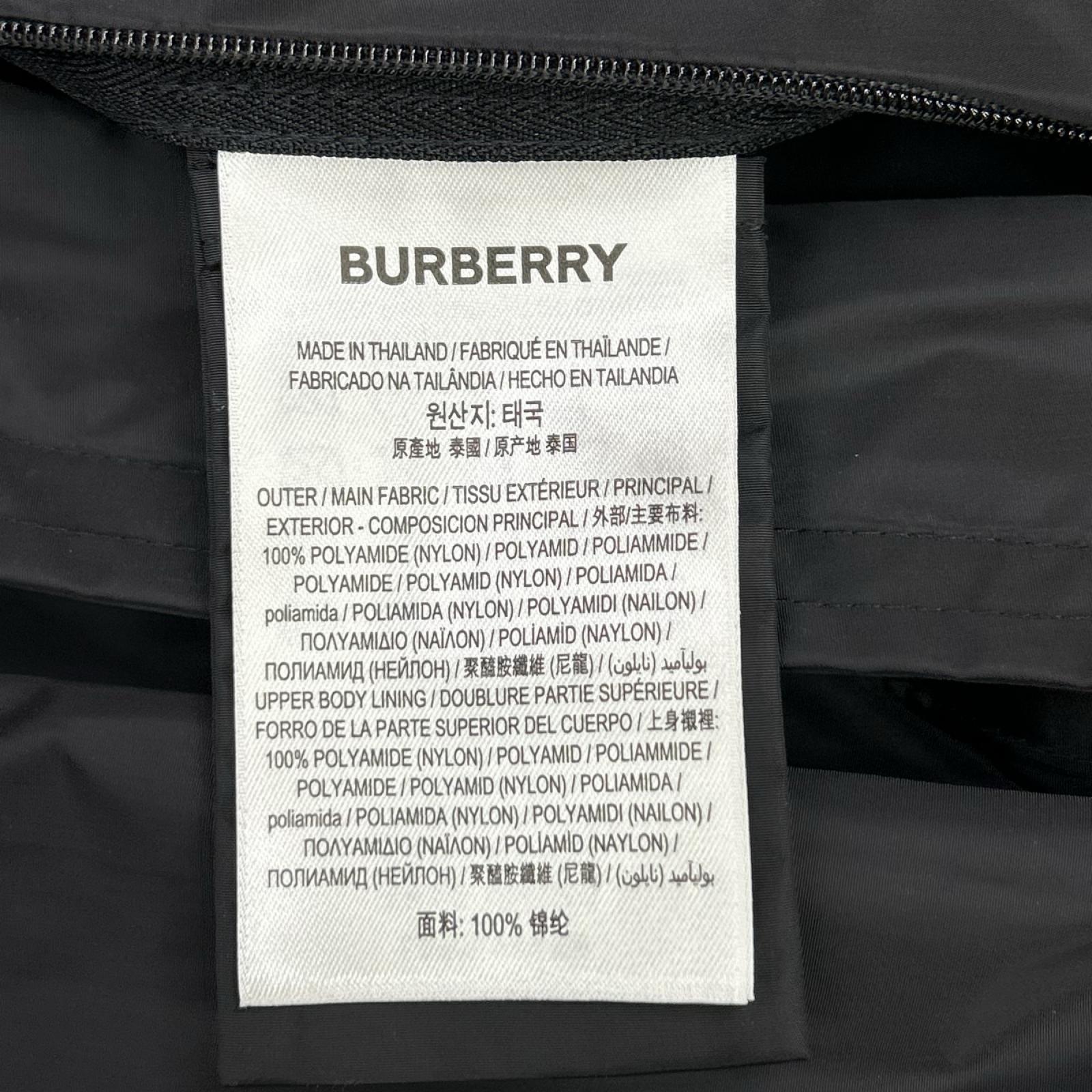 BURBERRY バーバリー 8027690 ブラック ナイロンジャケット ジャケット