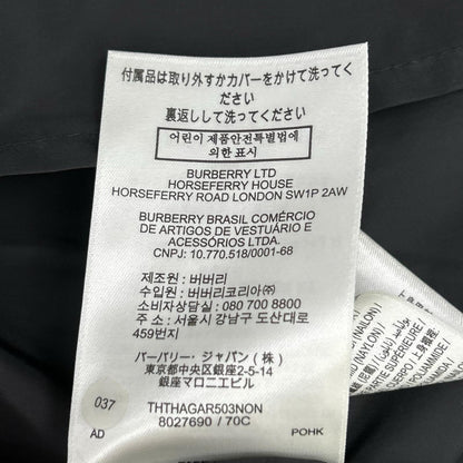 BURBERRY バーバリー 8027690 ブラック ナイロンジャケット ジャケット