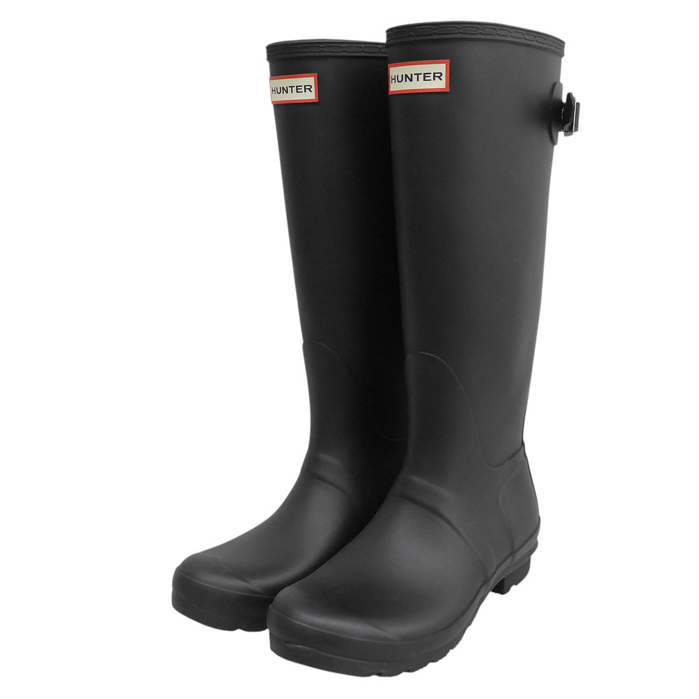 HUNTER ハンター 美品 WFT1001RMA WOMENS ORIGINAL TALL BOOT レインブーツ レディース ブラック 38 シューズ