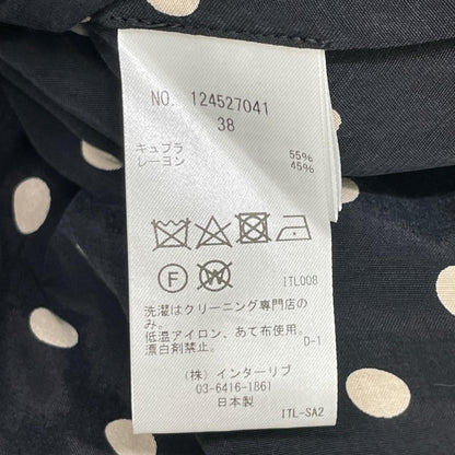 SACRA サクラ 124527041 ブラック ポルカドッツ ワンピース ワンピース